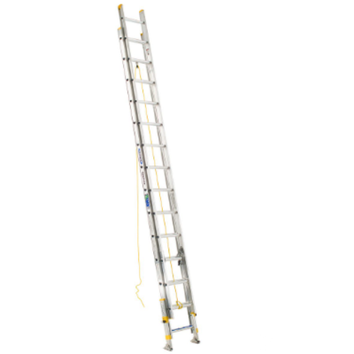 28FT TYPE II ALUMINUM D-RUNG THE EQUALIZER EXTENSION LADDER D1728-2EQ