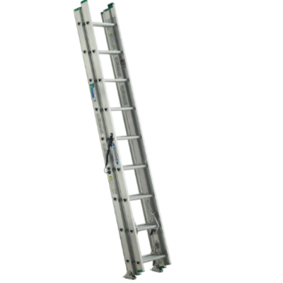 24FT TYPE II COMPACT ALUMINUM D-RUNG EXTENSION D1224-3