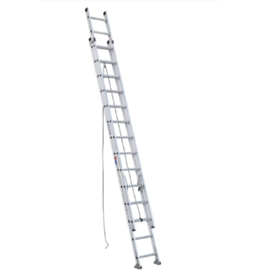 28FT TYPE IA ALUMINUM D-RUNG EXTENSION LADDER D1528-2