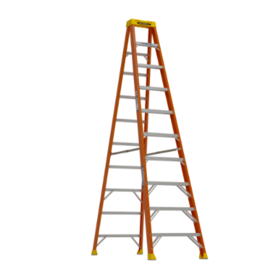 10FT TYPE IA FIBERGLASS STEP LADDER 6110