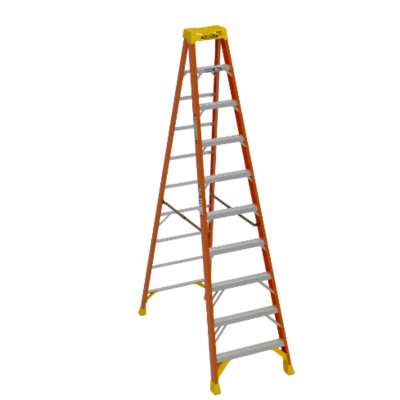 10FT TYPE IA FIBERGLASS SINGLE SIDED STEP LADDER NXT1A10