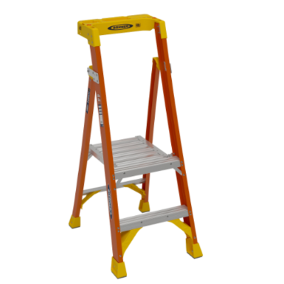 8FT REACH HEIGHT FIBERGLASS PODIUM+ LADDER 2FT TYPE IA PDLIA02