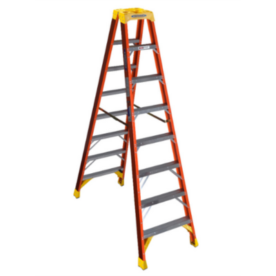 8FT TYPE IA FIBERGLASS TWIN LADDER T6208