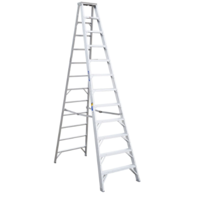 12FT TYPE IAA ALUMINUM STEP LADDER 412