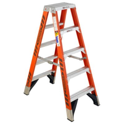 5FT TYPE IAA FIBERGLASS TWIN LADDER T7405