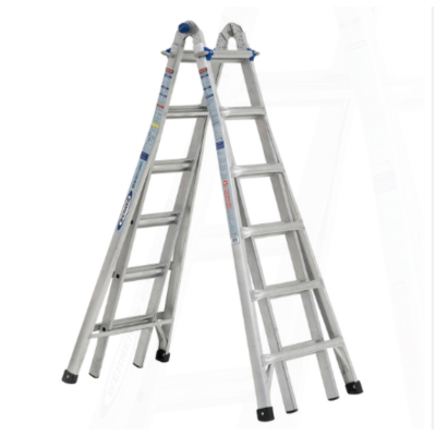 26FT REACH HEIGHT MULTI-POSITION LADDER, 300LB LOAD CAPACITY 26FT TYPE IA MT-26