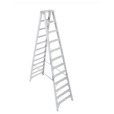 12FT TYPE IAA ALUMINUM TWIN LADDER T412