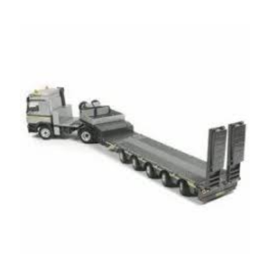 Black Mild Steel Low Bed Trailer