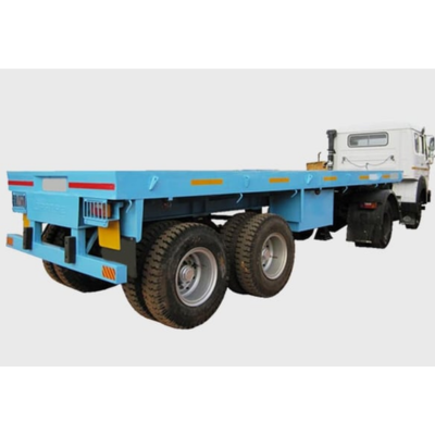 2 AXLE LOW BED TRAILER WITH RAMP