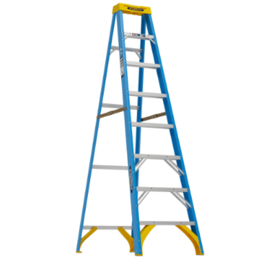 8FT TYPE I FIBERGLASS STEP LADDER 6008