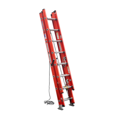 24FT TYPE IA FIBERGLASS D-RUNG EXTENSION LADDER D6224-2