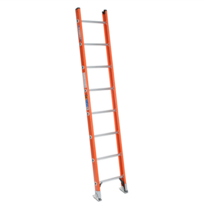 10FT TYPE IA FIBERGLASS D-RUNG STRAIGHT LADDER D6210-1