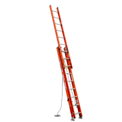 24FT TYPE IA FIBERGLASS D-RUNG EXTENSION LADDER D6224-3