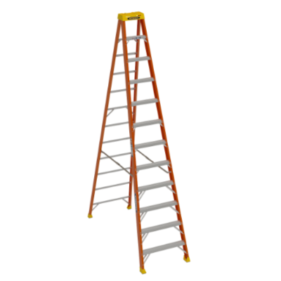 12FT TYPE IA FIBERGLASS STEP LADDER 6112