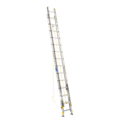 28FT TYPE I ALUMINUM D-RUNG THE EQUALIZER EXTENSION LADDER D1828-2EQ