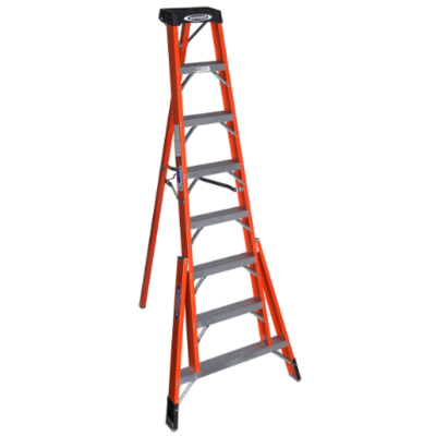 8FT TYPE IA FIBERGLASS TRIPOD LADDER FTP6208