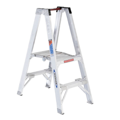 8FT REACH HEIGHT ALUMINUM PLATFORM LADDER 2FT TYPE IA PT372