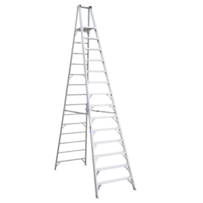 20FT REACH HEIGHT ALUMINUM PLATFORM LADDER 14FT TYPE IA P414