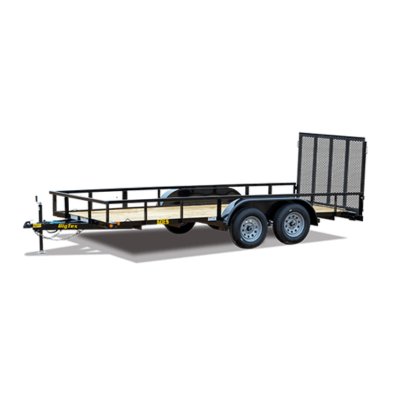 60ES Economy Tandem Axle Pipe Top Utility Trailer