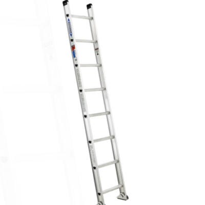 10FT TYPE IAA ALUMINUM ROUND RUNG STRAIGHT LADDER 510-1