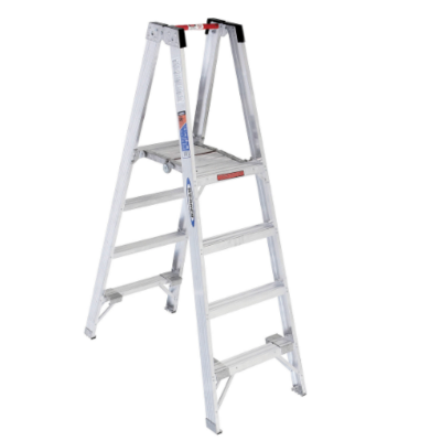 10FT REACH HEIGHT ALUMINUM PLATFORM LADDER 4FT TYPE IA PT374