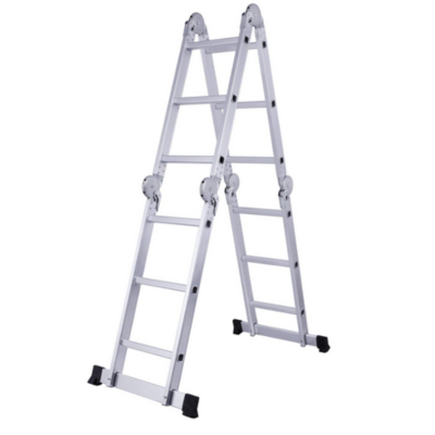 Equal 15 FT. Aluminium Folding Multipurpose Ladder with Scaffolding