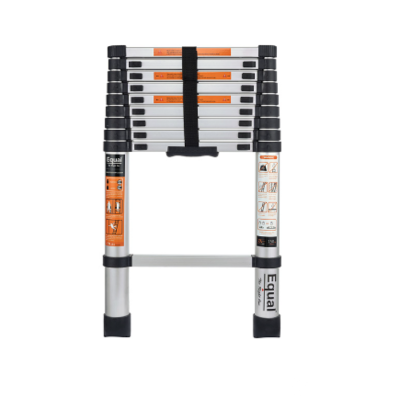 Equal 9.5 FT. Aluminium Folding Telescopic Ladder for Home & Outdoor(402)