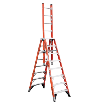 8FT TYPE IA FIBERGLASS EXTENSION TRESTLE LADDER E7408