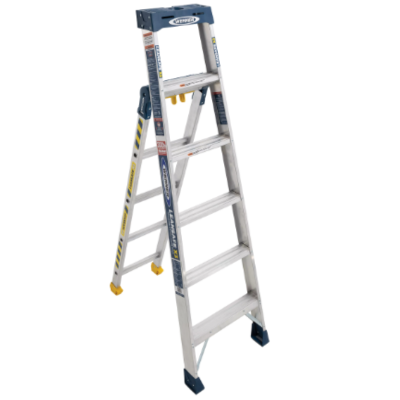 13FT REACH HEIGHT 3N1 MULTI-PURPOSE LADDER, 300LB LOAD CAPACITY, TYPE IA ALDP376