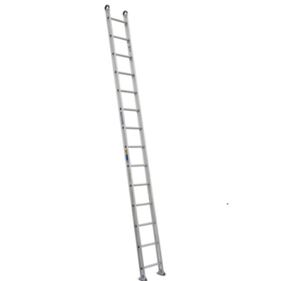 14FT TYPE IAA ALUMINUM ROUND RUNG STRAIGHT LADDER 514-1