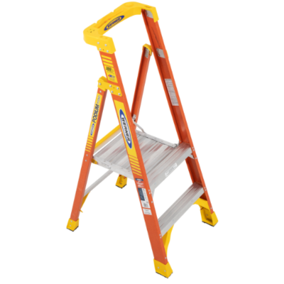 8FT REACH HEIGHT FIBERGLASS PODIUM LADDER 2FT TYPE IA PD6202