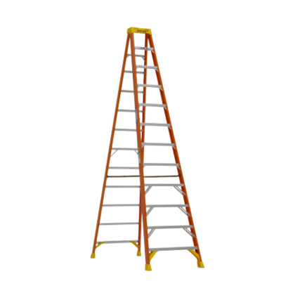 12FT TYPE IA FIBERGLASS SINGLE SIDED STEP LADDER NXT1A12