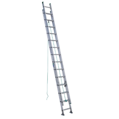 28FT TYPE II ALUMINUM D-RUNG EXTENSION LADDER D1228-2