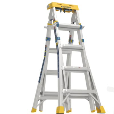 18FT REACH ALUMINUM MULTI-MAX LADDER