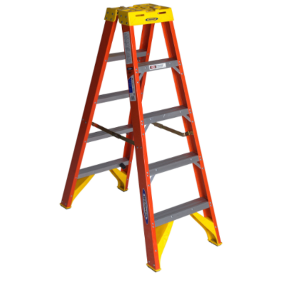 5FT TYPE IA FIBERGLASS TWIN LADDER T6205