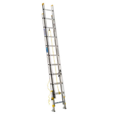 20FT TYPE I ALUMINUM D-RUNG THE EQUALIZER EXTENSION LADDER D1820-2EQ