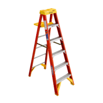 6FT TYPE IAA FIBERGLASS LEANING LADDER L7306