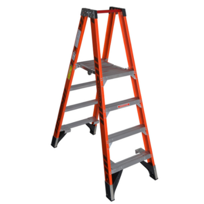 10FT REACH HEIGHT FIBERGLASS PLATFORM LADDER 4FT TYPE IA PT7404