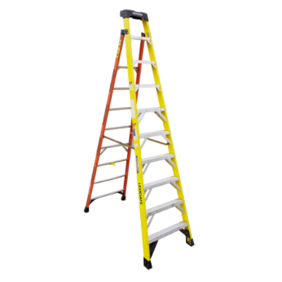 10FT TYPE IAA FIBERGLASS LEANING LADDER L7310