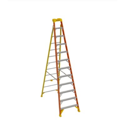 12FT TYPE IA FIBERGLASS LEANING LADDER L6212