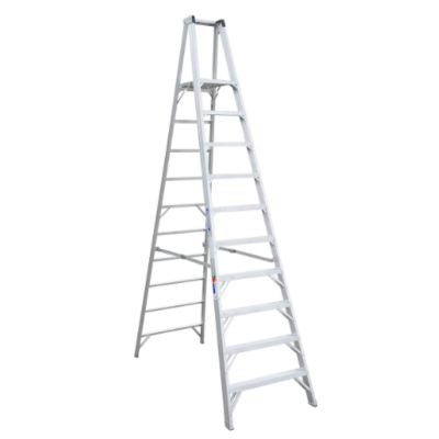 16FT REACH HEIGHT ALUMINUM PLATFORM LADDER 10FT TYPE IA P410