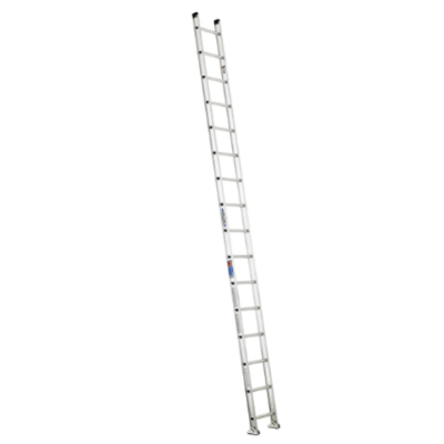 16FT TYPE IAA ALUMINUM ROUND RUNG STRAIGHT LADDER 516-1