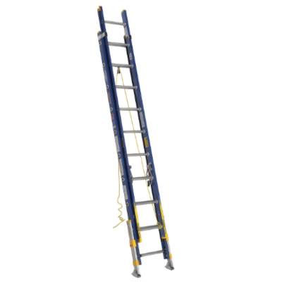 20FT TYPE IA FIBERGLASS D-RUNG THE EQUALIZER EXTENSION LADDER D8220-2EQ