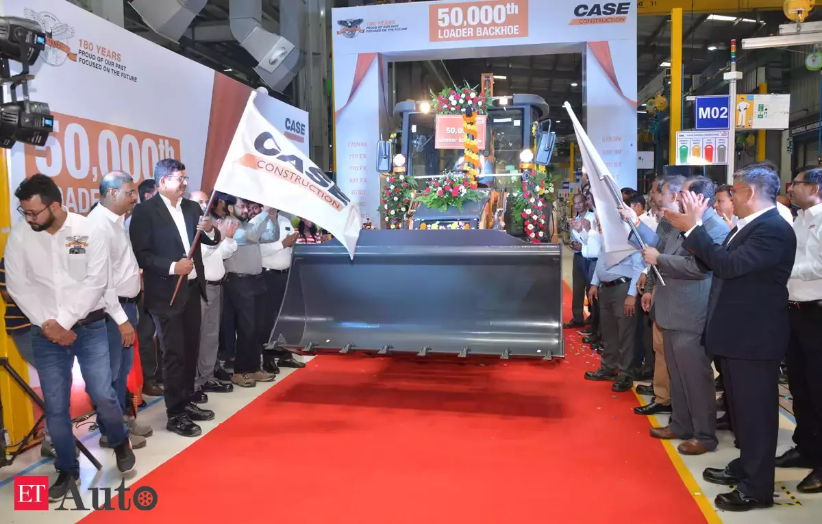 Case Construction's Pithampur Plant Produces 50,000 Loader Backhoes